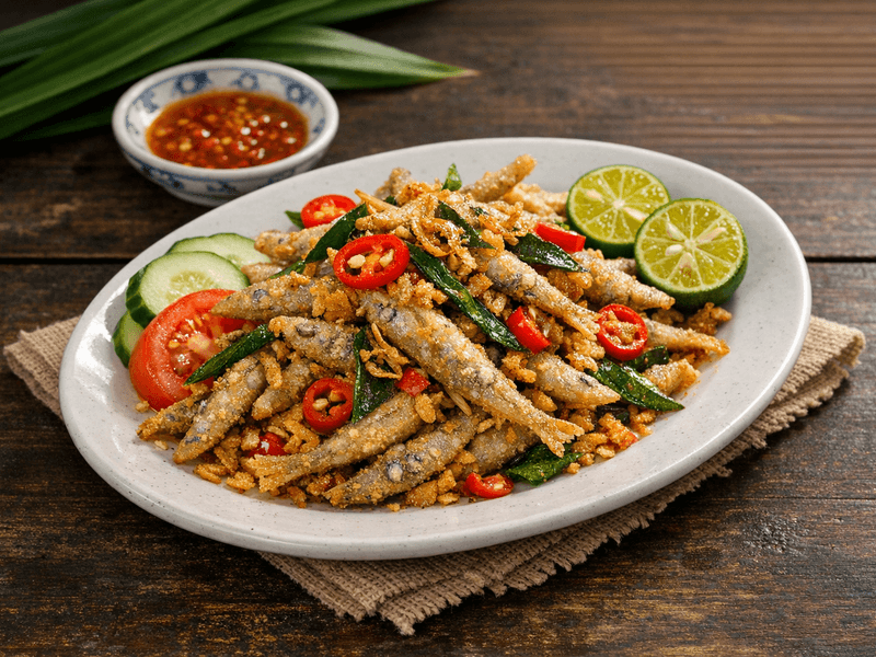 Ikan Bilis Goreng Putih