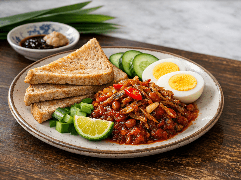 Gardenia Roti Wholemeal dengan Sambal Bilis