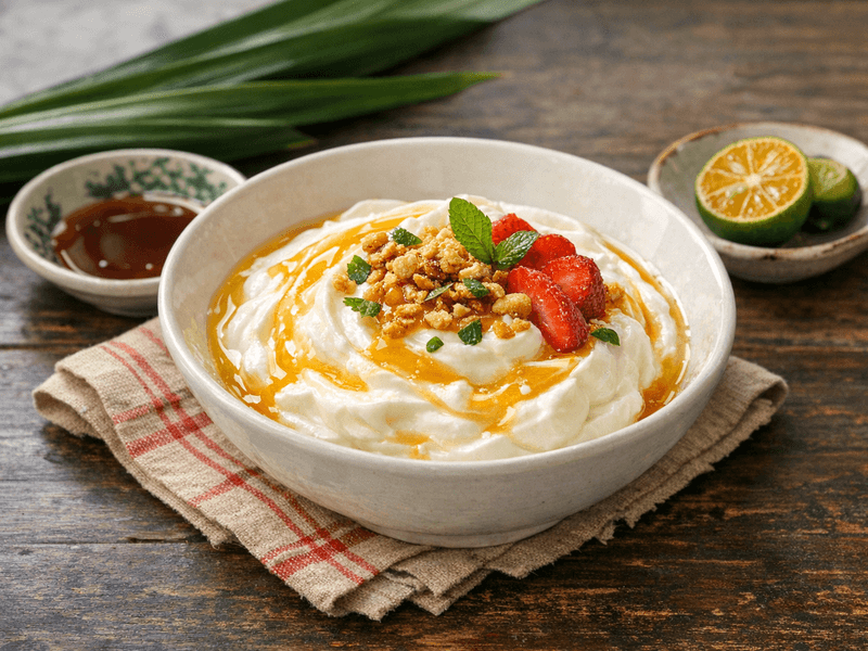 Yogurt Greek dengan madu