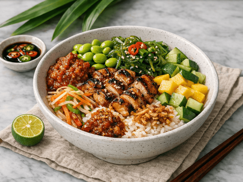Poke Bowl Ayam Bakar