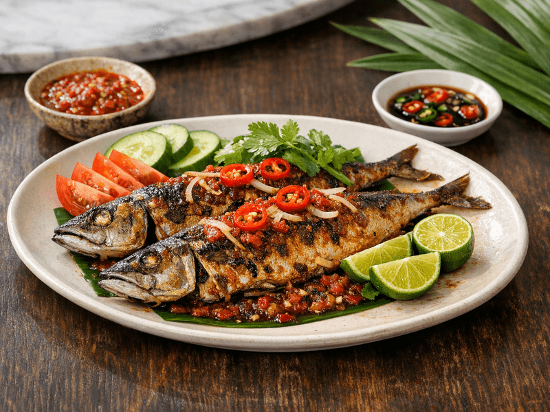 Ikan Kembung Bakar Limau