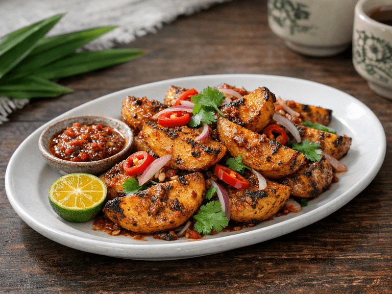 Grilled Potato Wedges