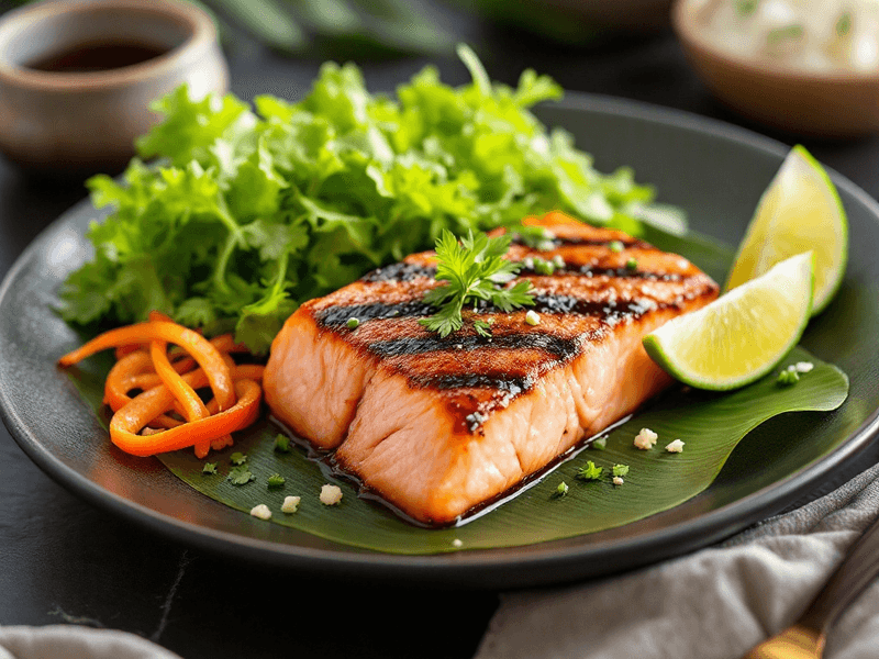 Salmon Bakar (100g)