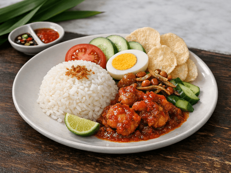 Nasi Jasmine Separuh
