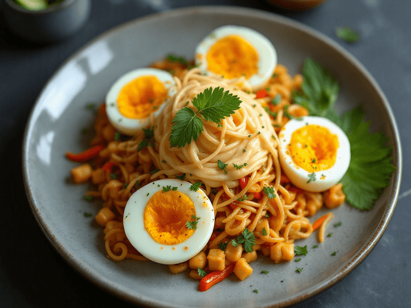 Hard Boiled Eggs with Mayonnaise