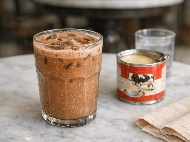 Koko Ais dengan Susu Skim