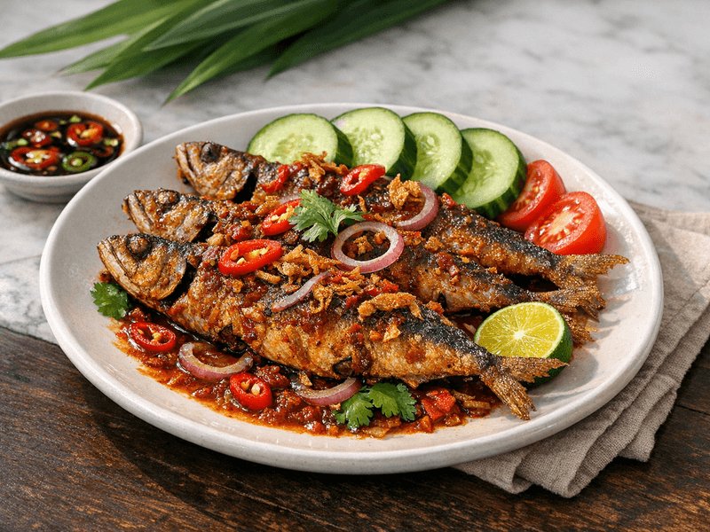 Ikan Sardin Goreng