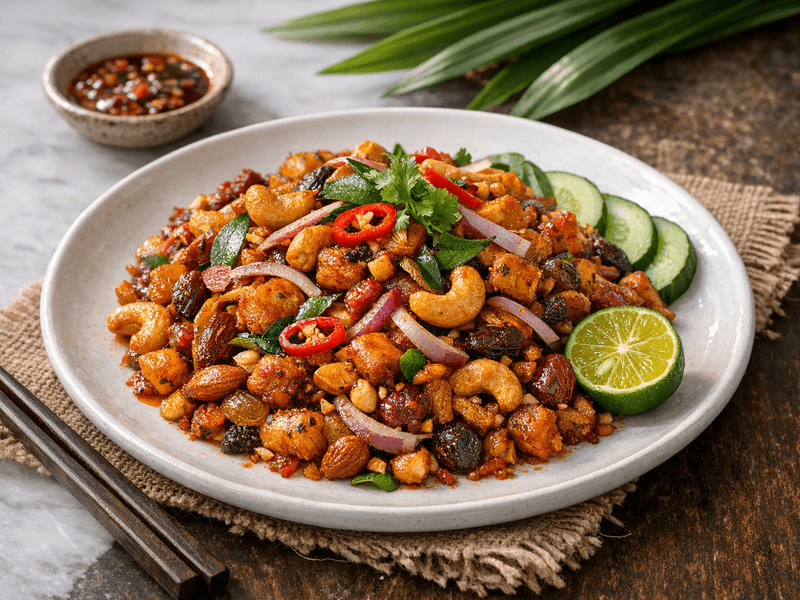 Campuran Kacang dan Buah Kering India