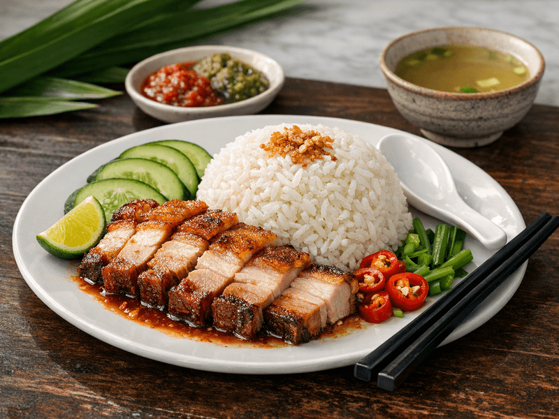 Nasi Babi Panggang Indonesia