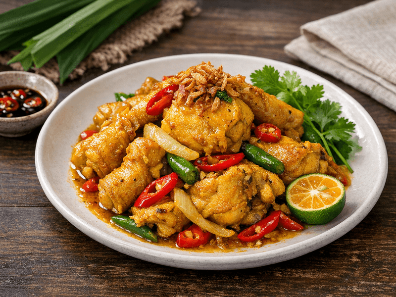 Indonesian Turmeric Chicken