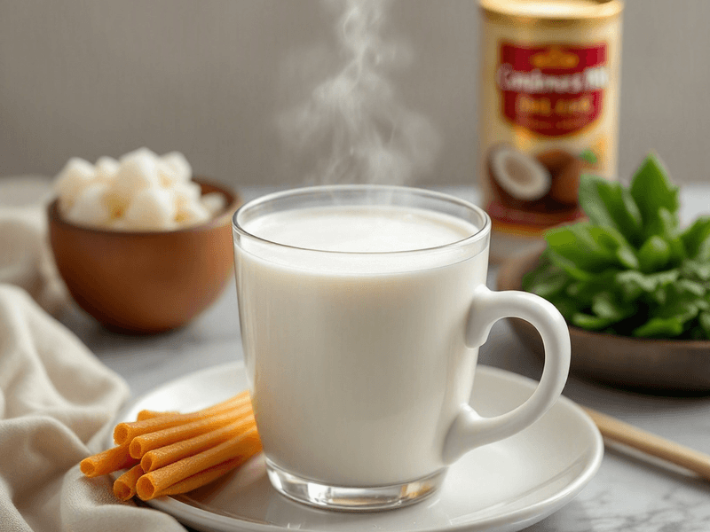 Jellygrass with Coconut Milk Drink