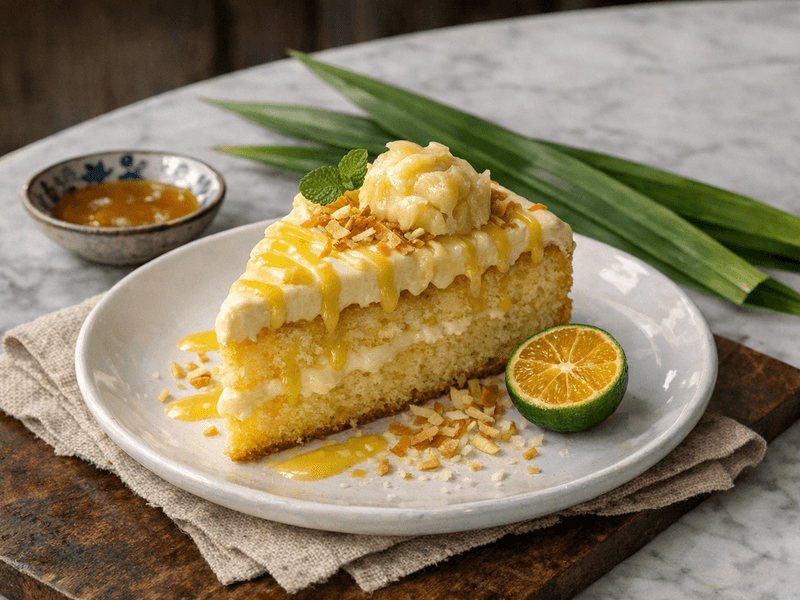 Kek Durian Satu Potong