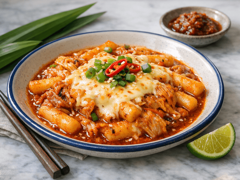 Tteokbokki Keju Kimchi