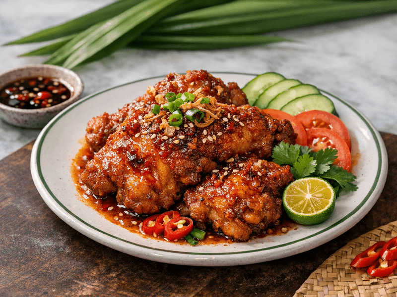 Korean Spicy Fried Chicken Thigh