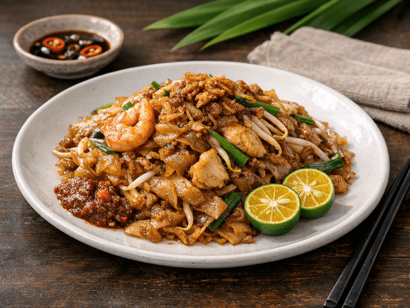 Kuew Tiaw Separuh Goreng