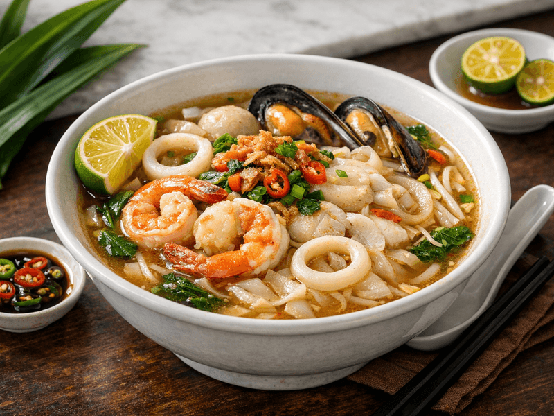 Kueyteow Sup Seafood
