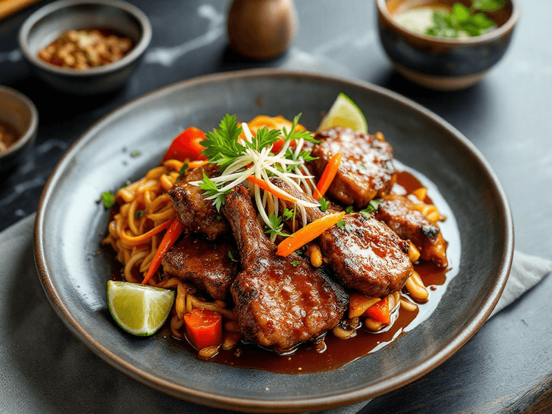 Lamb Chop with Western Marinade