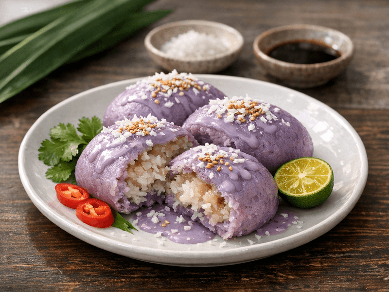 Roti Kelapa Lavender