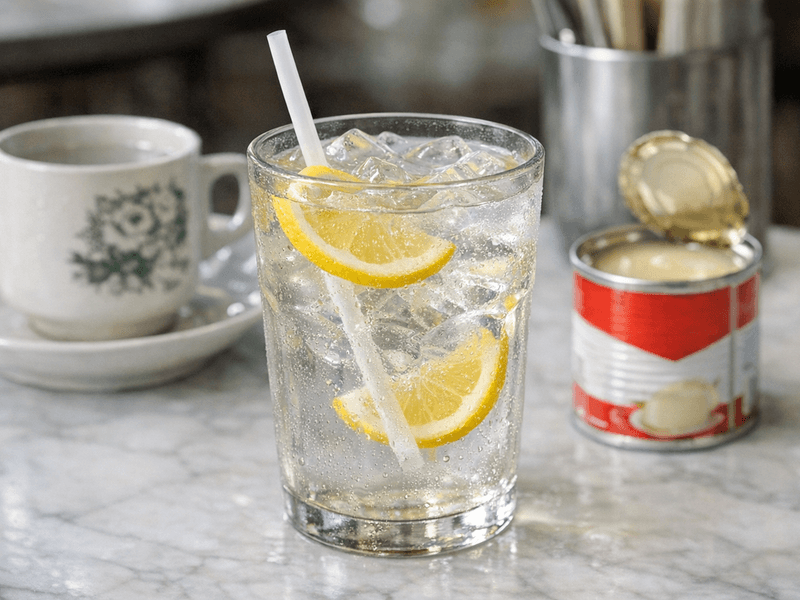 Lemon Water with Ice