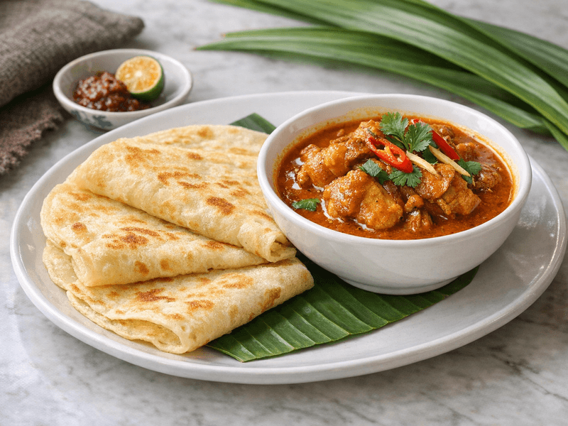 Lempeng with Chicken Curry