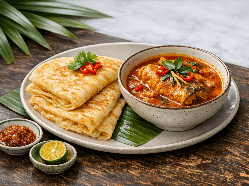 Lempeng with Fish Curry