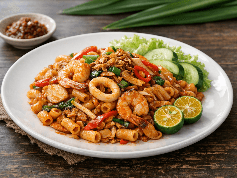 Macaroni Goreng Seafood