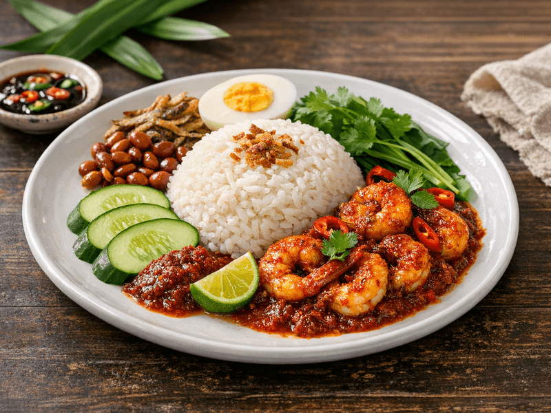 Nasi Lemak Udang