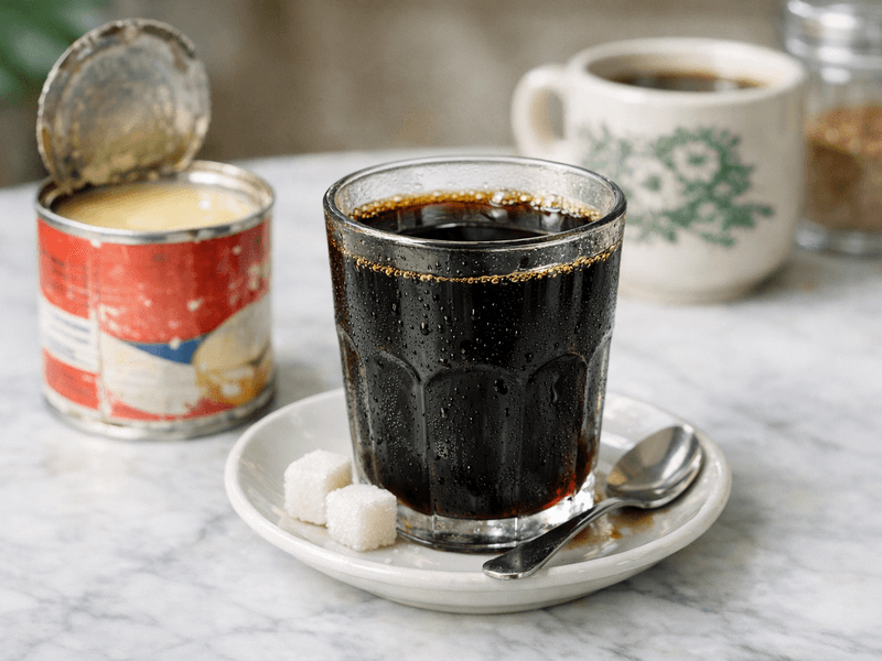 Kopi O Malaysia dengan Gula