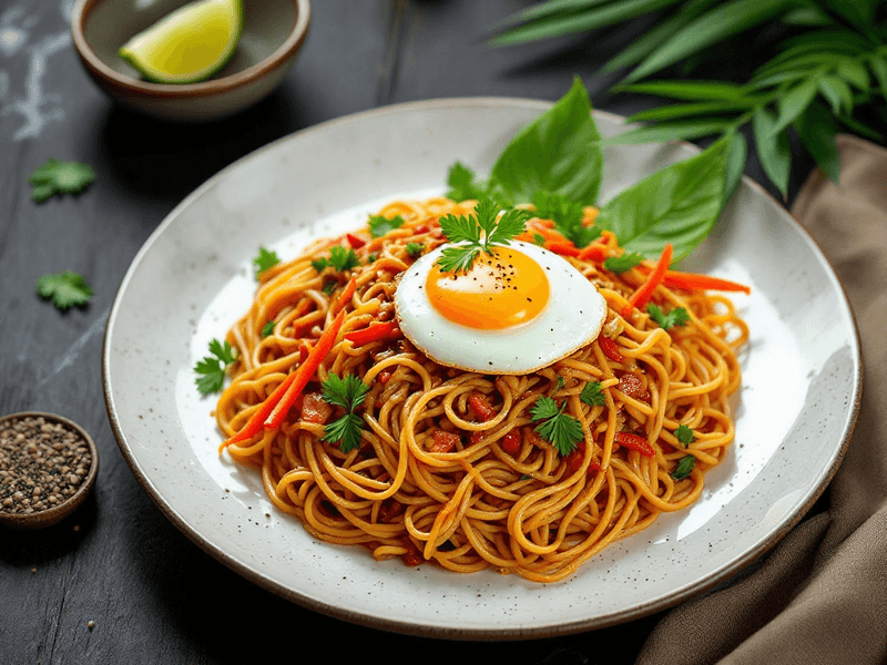 Mee Goreng with Egg