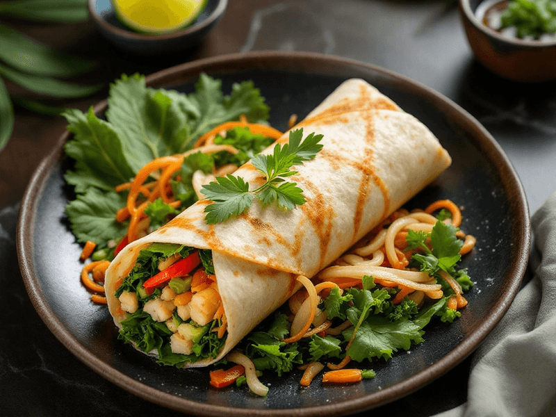 Mission Wrap Bayam & Herba