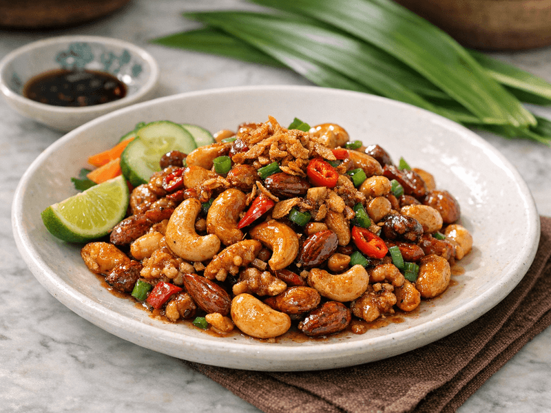 Kacang campur dengan madu