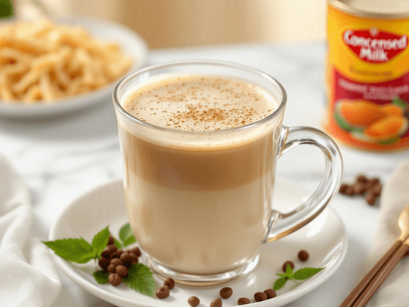 Kopi Moccona dengan Gula