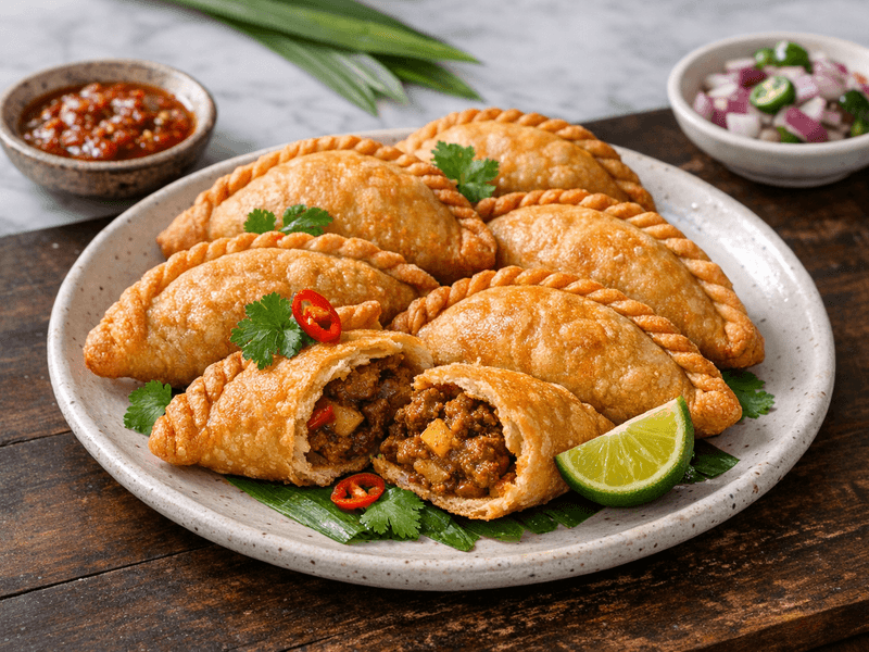 Kari Puff Daging Kambing
