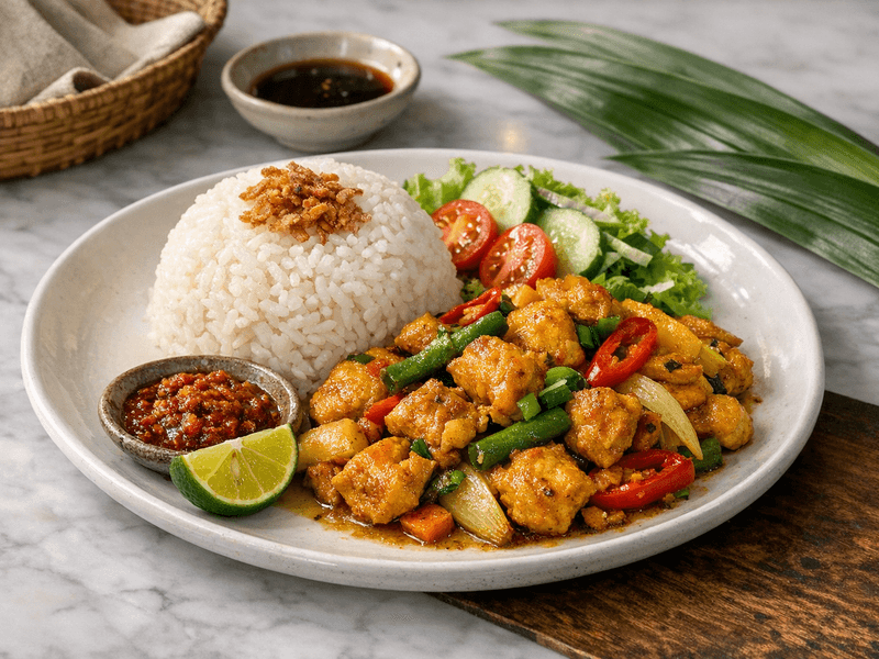 Nasi Ayam Kunyit