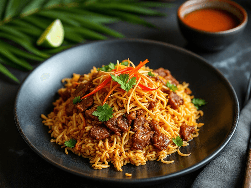 Nasi Goreng Daging Bahagian 1/4