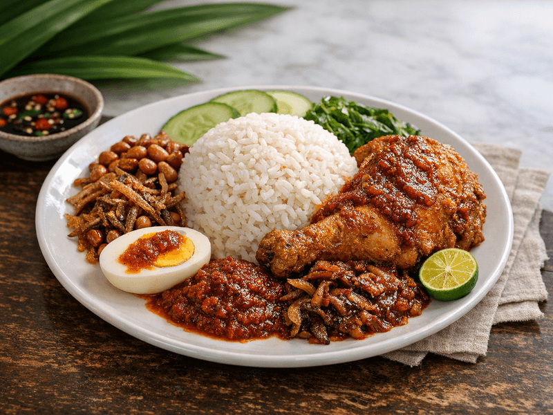 Nasi Lemak Ayam