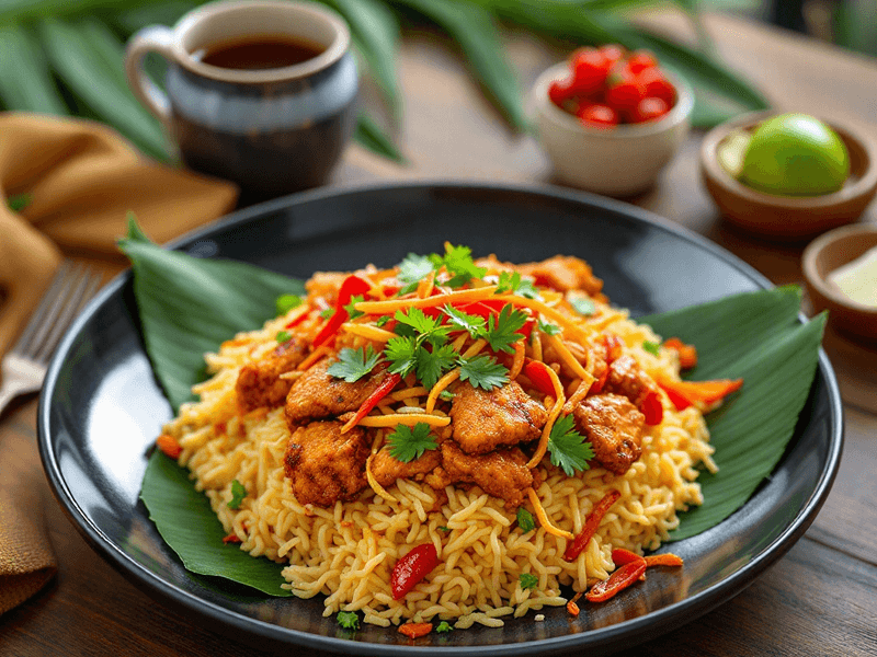 Nasi Putih Ikan Goreng