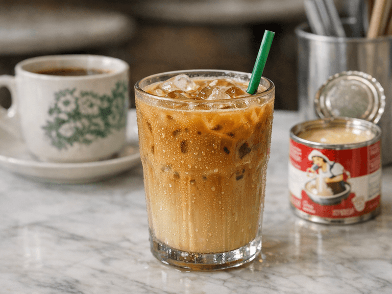 Nescafe Kopi dengan Krimer dan Stevia