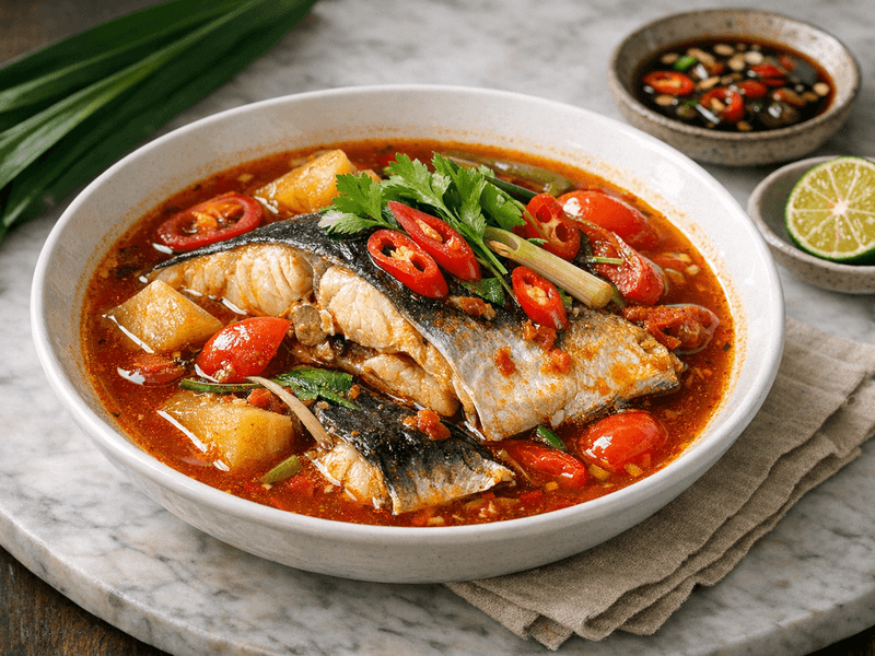 Patin Fish in Spicy Broth