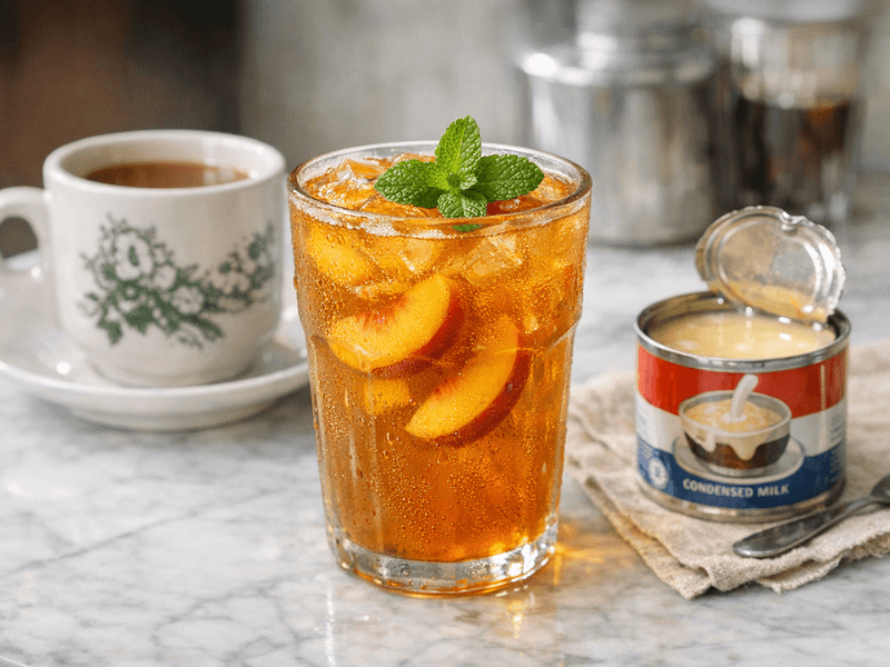 Peach Green Tea with Honey