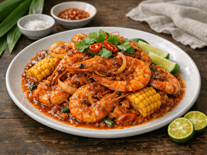 Masala Udang Bershell