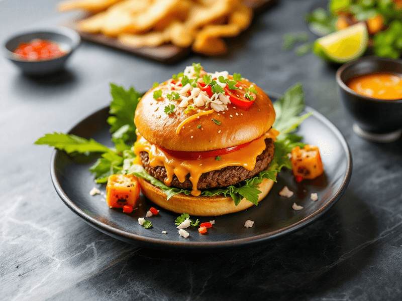 Ramly Style Street Burger
