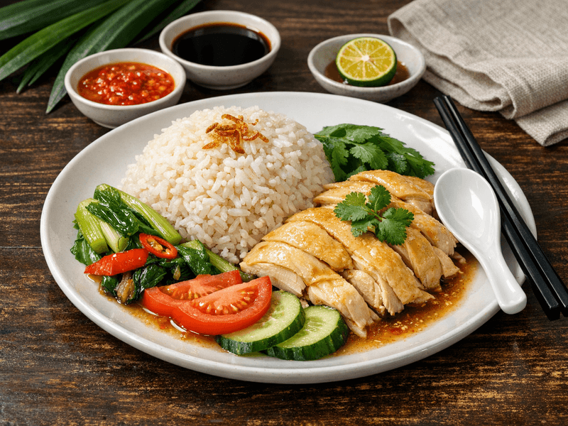 Rice Chicken Vegetable