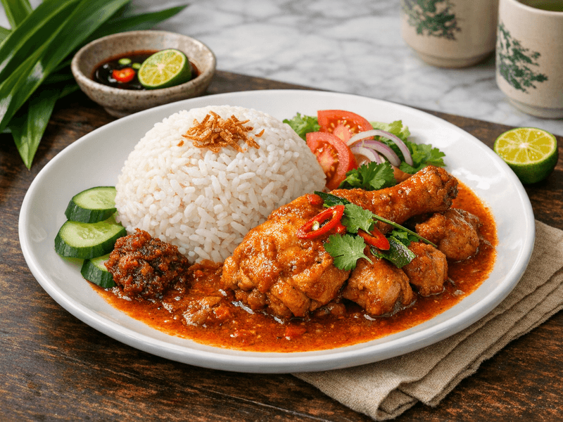 Rice with Chicken Curry