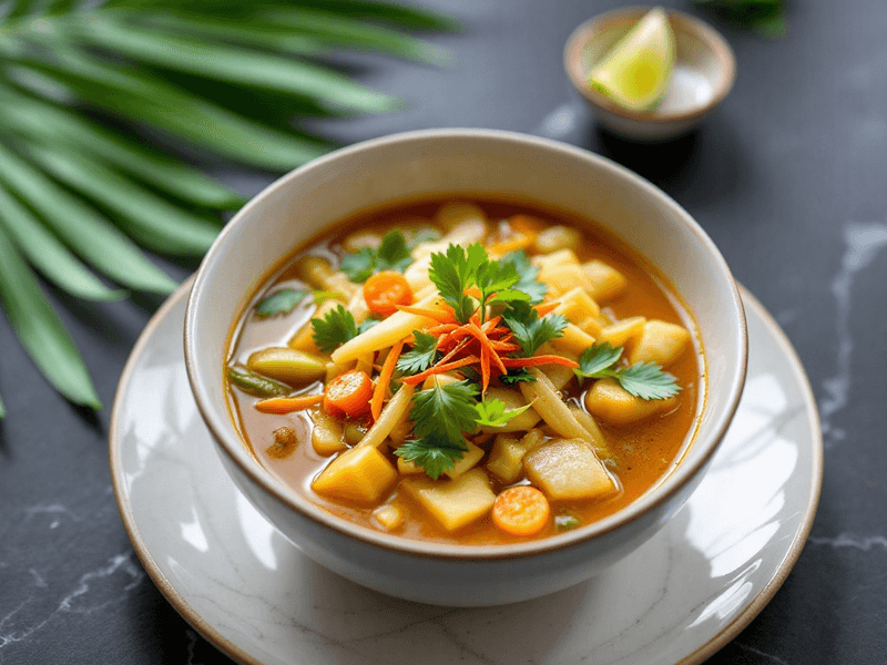 Ridge Gourd Soup