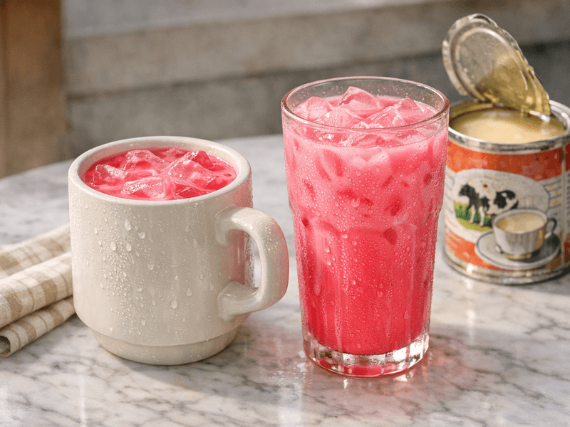 Rose Syrup Cordial Drink