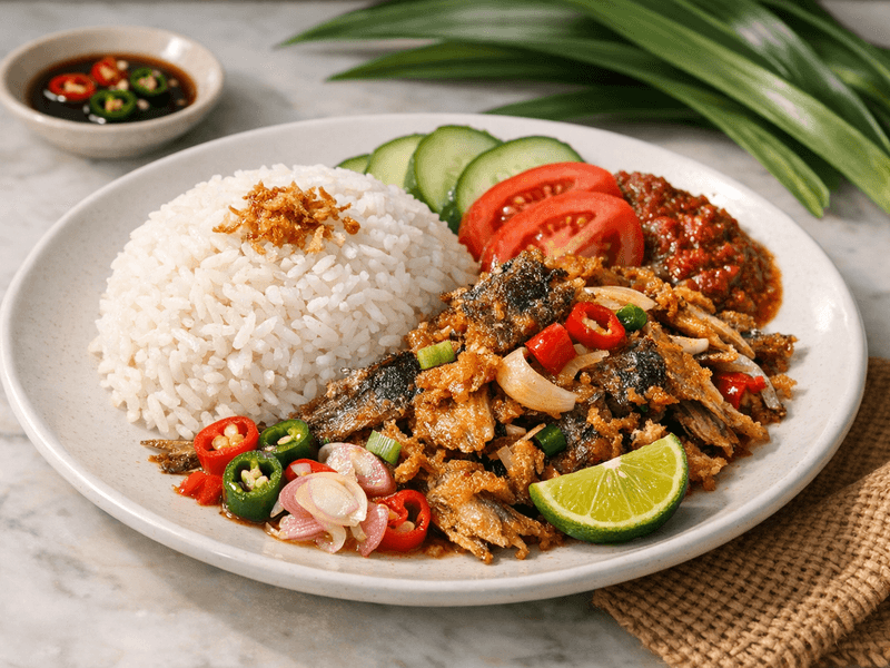 Nasi Ikan Masin