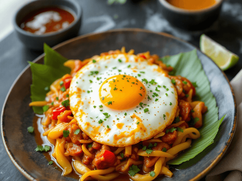 Sambal Bilis Kering dengan Telur