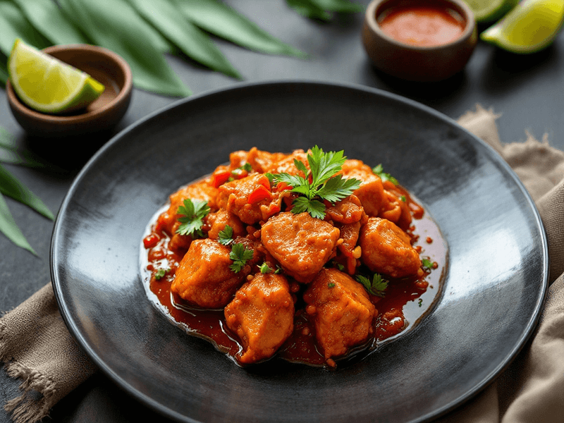 Sambal Cili Kering with Chicken