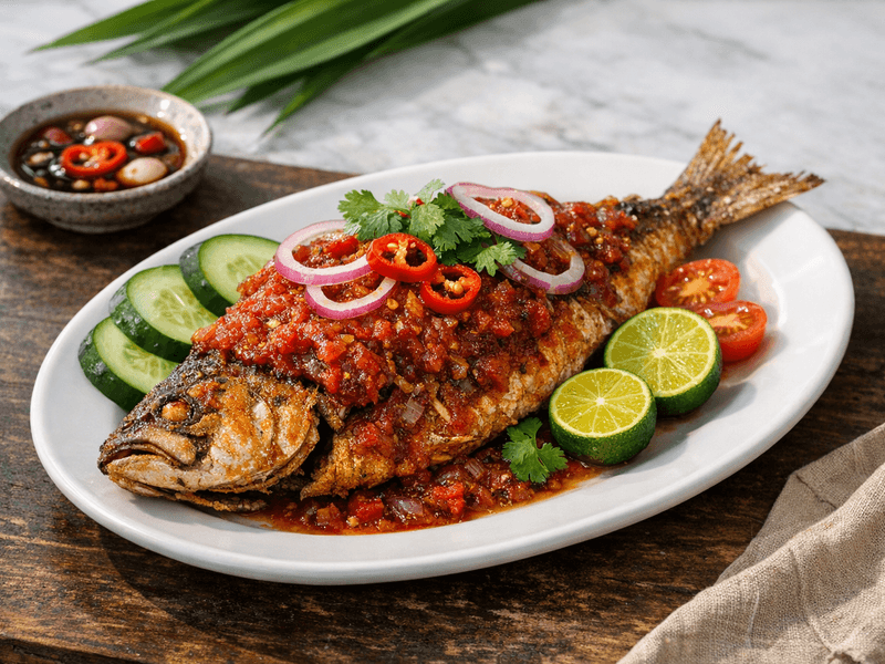 Sambal Fried Fish